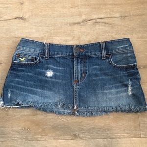 HOLLISTER Denim Mini Skirt Size 5